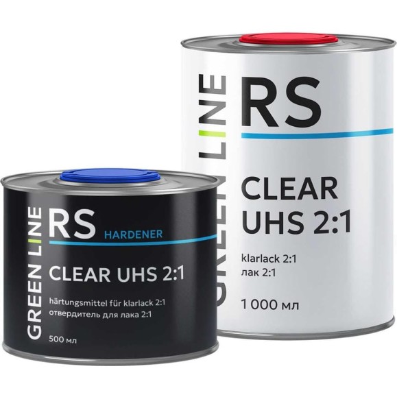 Лак GREEN LINE Clear UHS 2:1, комплект 1000+500 мл 20RS – 1000 – UHS (комплект) Лак GREEN LINE Clear UHS 2:1, комплект 1000+500 мл 20RS – 1000 – UHS (комплект)