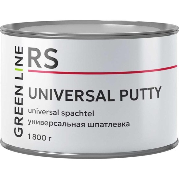 Шпатлёвка универсальная GREEN LINE UNIVERSAL PUTTY 1800 г 50RS–1800–UNI Шпатлёвка универсальная GREEN LINE UNIVERSAL PUTTY 1800 г 50RS–1800–UNI