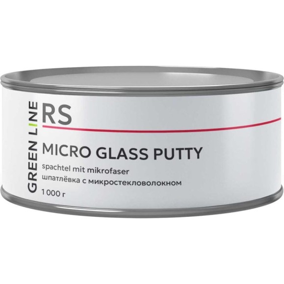Шпатлёвка с микростекловолокном GREEN LINE MICRO GLASS Putty 1000 г. 50RS – 1000 –MG Шпатлёвка с микростекловолокном GREEN LINE MICRO GLASS Putty 1000 г. 50RS – 1000 –MG