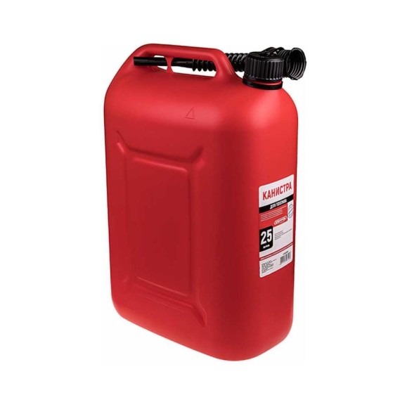Канистра для бензина 25 л, пластик SKYWAY S02602007 Канистра для бензина 25 л, пластик SKYWAY S02602007