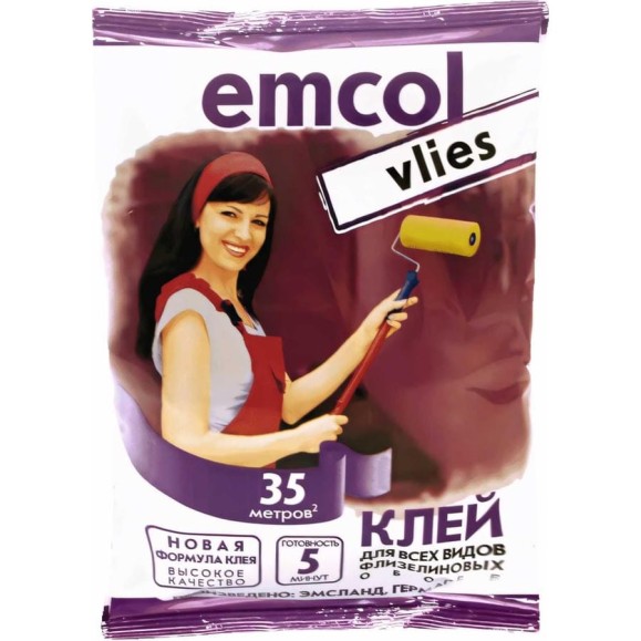 Клей для обоев emcol Флизелин 250 г 4607133680411 Клей для обоев emcol Флизелин 250 г 4607133680411