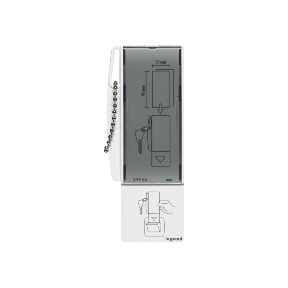 Ключкарта Legrand с держателем этикеток 089806 Ключкарта Legrand с держателем этикеток 089806