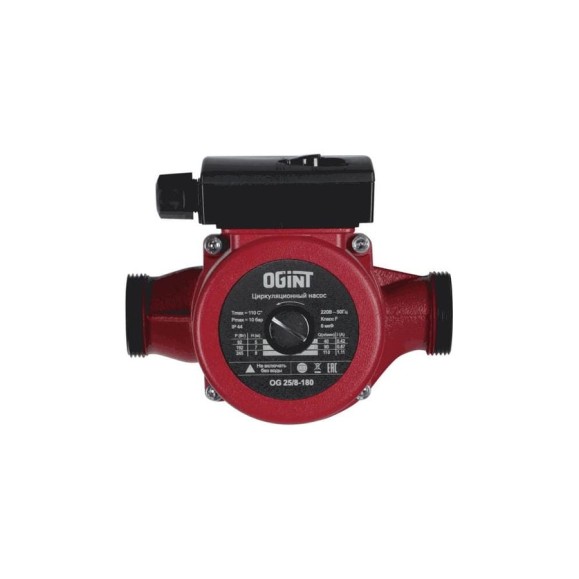 Насос циркуляционный Ogint OG 25/8-180 PN10 230В в/к 215-1512 Насос циркуляционный Ogint OG 25/8-180 PN10 230В в/к 215-1512