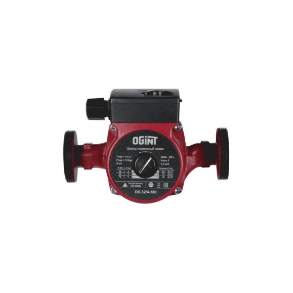 Насос циркуляционный Ogint OG 32/4-180 PN10 230В в/к 215-1513 Насос циркуляционный Ogint OG 32/4-180 PN10 230В в/к 215-1513