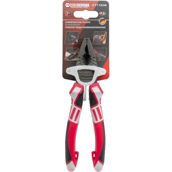 Плоскогубцы комбинированные Forcekraft 7" FK-611180N(60516) Плоскогубцы комбинированные Forcekraft 7" FK-611180N(60516)