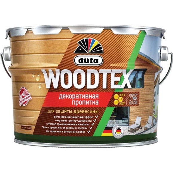 Пропитка Dufa WOOD TEX серая 9 л МП00-011826 Пропитка Dufa WOOD TEX серая 9 л МП00-011826