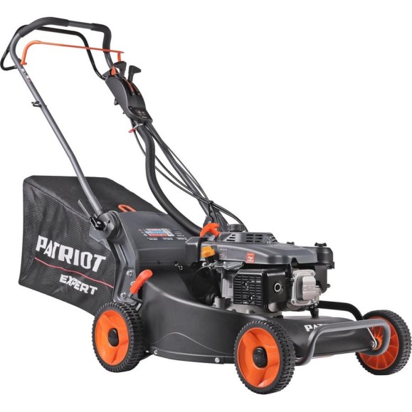 Газонокосилка бензиновая PATRIOT PT 54AS, 53 см, самоходная(3 скорости), 7,5л.с., алюминиевая дека, карданная передача на редуктор колёс травосборник 75л 512109054 Газонокосилка бензиновая PATRIOT PT 54AS, 53 см, самоходная(3 скорости), 7,5л.с., алюминиевая дека, карданная передача на редуктор колёс травосборник 75л 512109054