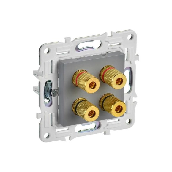 Аудиорозетка 4-местная IEK SKANDY SK-A01Gr серый SK-S40-K03 Аудиорозетка 4-местная IEK SKANDY SK-A01Gr серый SK-S40-K03