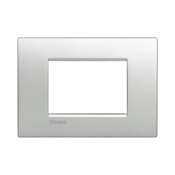Рамка Bticino Livinglight AIR 3 модуля Алюминий LNC4803TE