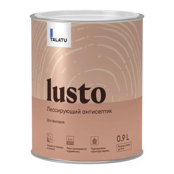 Антисептик TALATU лессирующий Lusto 0,9 л 270965 Антисептик TALATU лессирующий Lusto 0,9 л 270965