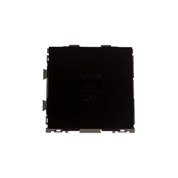 USB розетка CGSS 2.1А черная Практика PL-W201U-BCM