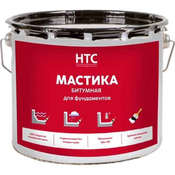 Мастика битумная для фундаментов CEMMIX НТС 3 кг 88903891 Мастика битумная для фундаментов CEMMIX НТС 3 кг 88903891