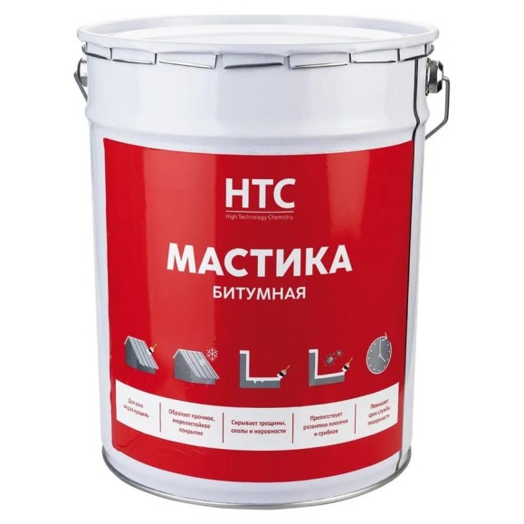 Мастика битумная CEMMIX НТС 18 кг 88903886 Мастика битумная CEMMIX НТС 18 кг 88903886