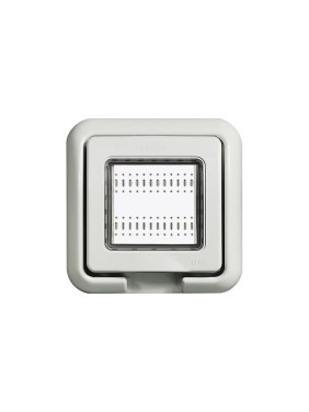 Влагозащитная крышка Legrand IP55 Idrobox, серый RAL 7035, 2 модуля 24602