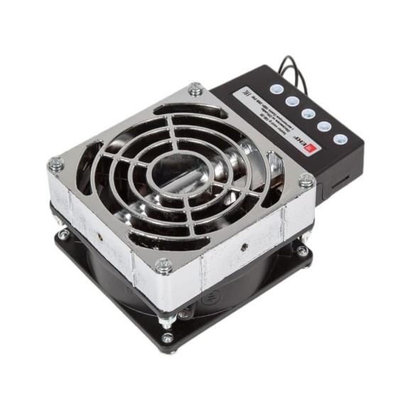 Обогреватель EKF на DIN-рейку, с вентилятором, 100Вт, 230В, IP20, Quadro, PROxima heater-vent-q-100-20