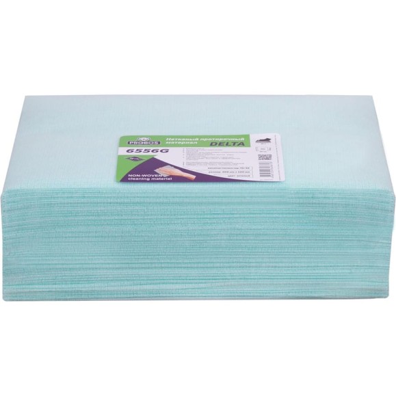 Нетканый протирочный материал PROBOS DELTA 6556G, 55 г/м2, светло-зелёный, К-сетчатая стр, 60x40 см 6556G50 Нетканый протирочный материал PROBOS DELTA 6556G, 55 г/м2, светло-зелёный, К-сетчатая стр, 60x40 см 6556G50