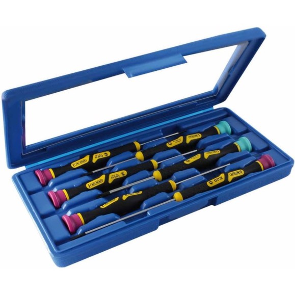 Набор часовых отверток РН+ШЛИЦ, 6шт NAREX Micro Line Profi 862651