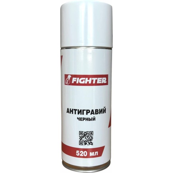 Мастика-антигравий черный Fighter 520 мл аэрозоль 15071