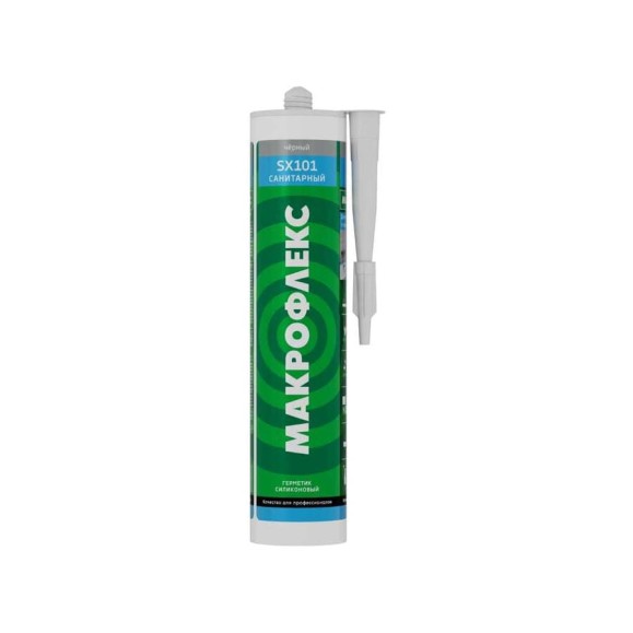 Силиконовый герметик Makroflex SX101 черный, 0.29 л 3001533 Силиконовый герметик Makroflex SX101 черный, 0.29 л 3001533
