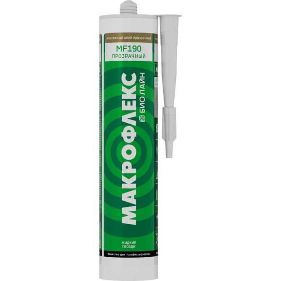 Ультрасильный клей Makroflex Bio Line MF190 прозрачный 280 гр Б0031301 1876779 Ультрасильный клей Makroflex Bio Line MF190 прозрачный 280 гр Б0031301 1876779