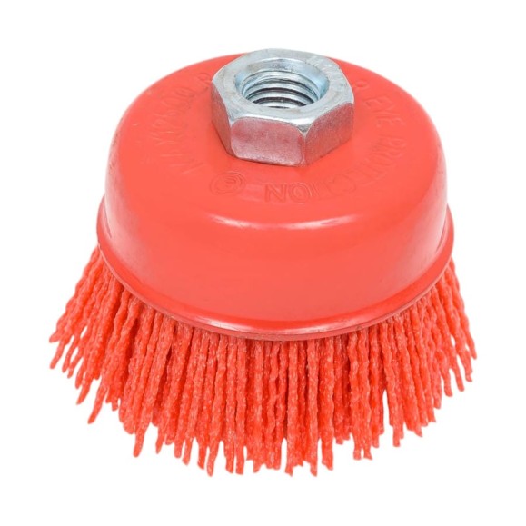 Щетка чашечная нейлоновая для ушм 75 мм, М14 HEADROCK 401-055-075 Щетка чашечная нейлоновая для ушм 75 мм, М14 HEADROCK 401-055-075