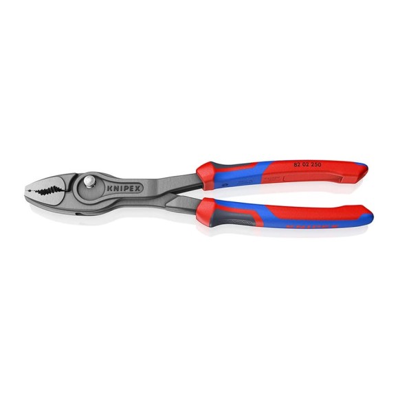 Клещи с фронтальным и боковым захватами KnipexTwinGrip зев 5-27 мм, L 250 мм, 2-комп ручки KN-8202250 Клещи с фронтальным и боковым захватами KnipexTwinGrip зев 5-27 мм, L 250 мм, 2-комп ручки KN-8202250