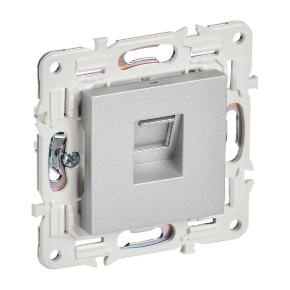 Розетка компьютерная IEK SKANDY RJ45 кат.6 SK-K02S серебряный SK-K10-2-K23 Розетка компьютерная IEK SKANDY RJ45 кат.6 SK-K02S серебряный SK-K10-2-K23