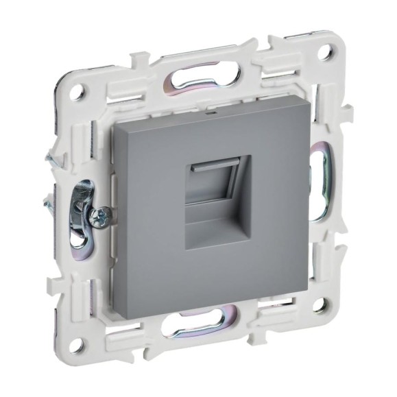 Розетка компьютерная IEK SKANDY RJ45 кат.6 SK-K02Gr серый SK-K10-2-K03 Розетка компьютерная IEK SKANDY RJ45 кат.6 SK-K02Gr серый SK-K10-2-K03