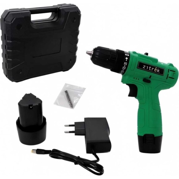 Аккумуляторная дрель-шуруповерт Zitrek Green 12-Li-ion Plus 063-4042 Аккумуляторная дрель-шуруповерт Zitrek Green 12-Li-ion Plus 063-4042
