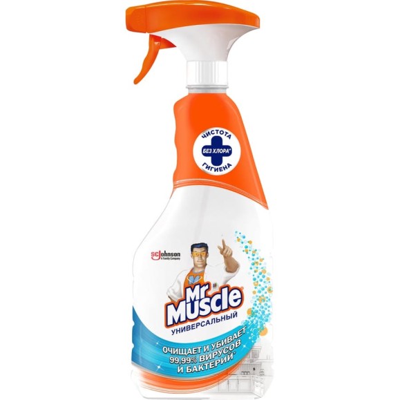 Универсальное чистящее средство МИСТЕР МУСКУЛ Mr Muscle 520мл 865018 Универсальное чистящее средство МИСТЕР МУСКУЛ Mr Muscle 520мл 865018