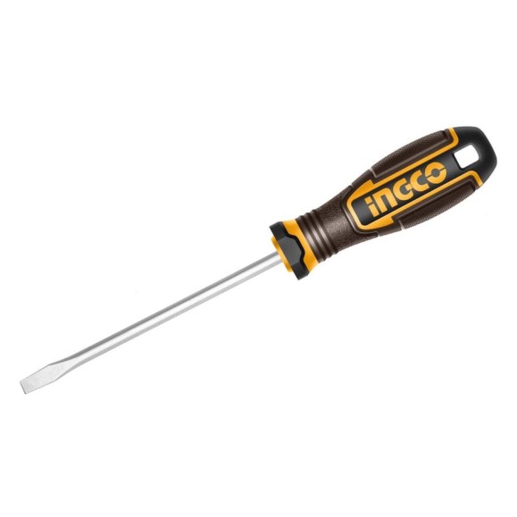 Плоская отвертка INGCO SL8, 200мм HSDSL8200 Плоская отвертка INGCO SL8, 200мм HSDSL8200
