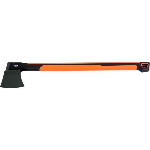 Колун NEO Tools 2200 г, вес обуха 1700 г, топорище из стекловолокна и TPR 28 27-033 Колун NEO Tools 2200 г, вес обуха 1700 г, топорище из стекловолокна и TPR 28 27-033
