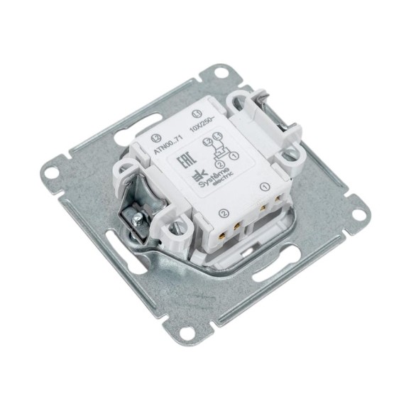 Механизм перекрестного переключателя Systeme Electric Atlasdesign лотос сх.7, 10ах ATN001371 Механизм перекрестного переключателя Systeme Electric Atlasdesign лотос сх.7, 10ах ATN001371