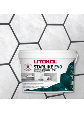 Эпоксидный состав для укладки и затирки мозаики LITOKOL STARLIKE EVO S.140 NERO GRAFITE 485190002