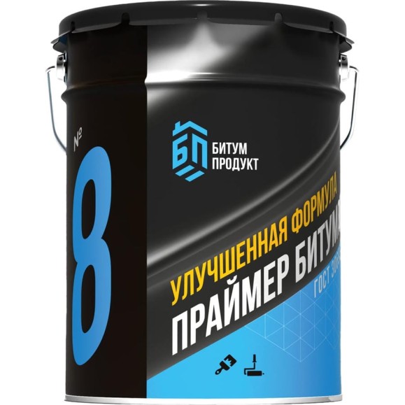 Праймер битумный БИТУМ ПРОДУКТ, 21,5 л, BP-2