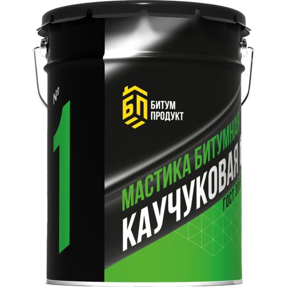 Жидкая резина БИТУМ ПРОДУКТ, битумно-каучуковая мастика, 21,5 л, BP-11 Жидкая резина БИТУМ ПРОДУКТ, битумно-каучуковая мастика, 21,5 л, BP-11