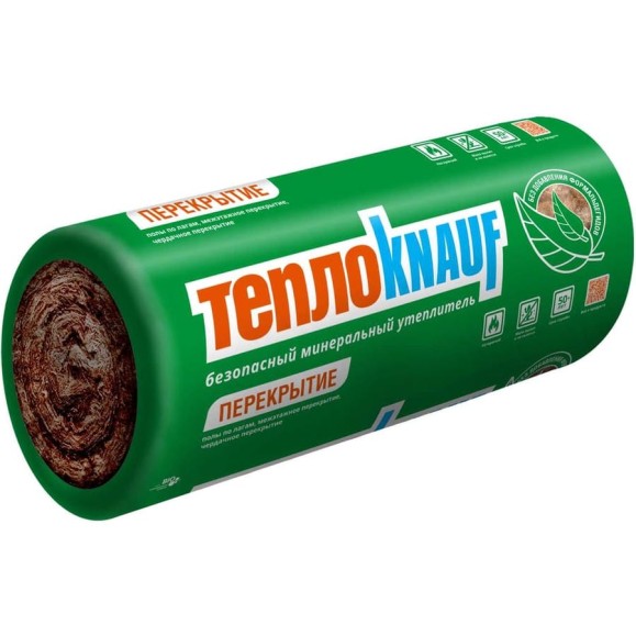 Утеплитель для перекрытий Knauf Insulation TеплоKNAUF (100x1220x7380; 9 кв. м; 1 мат/рулон) 627868 Утеплитель для перекрытий Knauf Insulation TеплоKNAUF (100x1220x7380; 9 кв. м; 1 мат/рулон) 627868