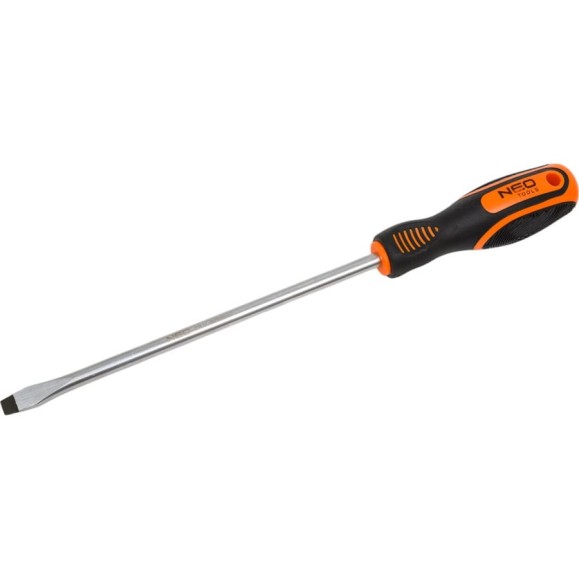 Шлицевая отвертка NEO Tools 8.0 x 200 мм 04-176 Шлицевая отвертка NEO Tools 8.0 x 200 мм 04-176