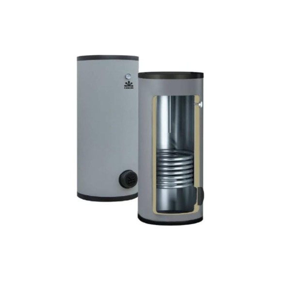 Напольный бойлер GEKON B02 200 л, с 2-я ТО, 30/15 кВт, INOX, GK2002 Напольный бойлер GEKON B02 200 л, с 2-я ТО, 30/15 кВт, INOX, GK2002