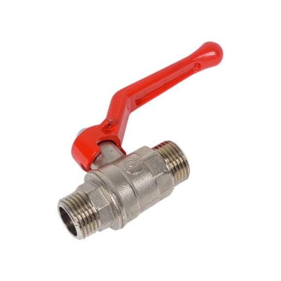 Шаровой кран для воды Valfex N/P59 1/2" НР/НР ручка-рычаг, латунный никелерованный 11Б27фт1М(96/24) VF.220.NR1.012.N/P59.Bir Шаровой кран для воды Valfex N/P59 1/2" НР/НР ручка-рычаг, латунный никелерованный 11Б27фт1М(96/24) VF.220.NR1.012.N/P59.Bir