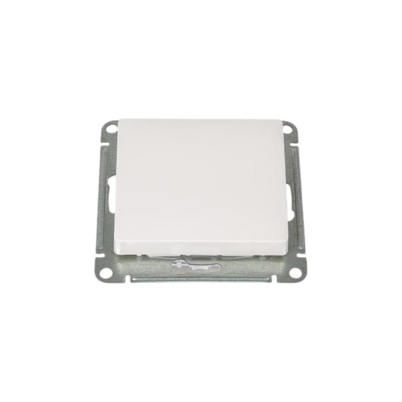 1-клавишный выключатель Systeme Electric Glossa Молочный, сх.1, 10AX GSL000911