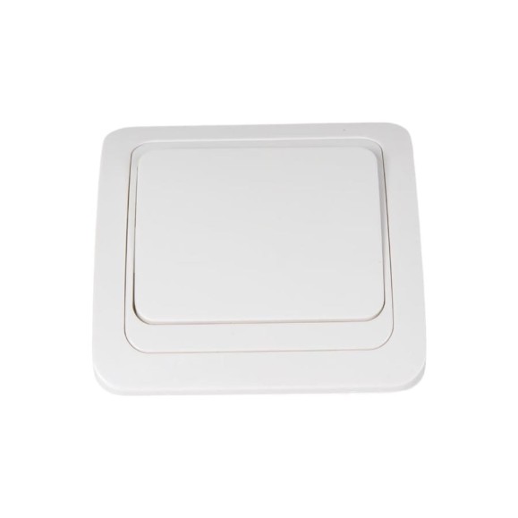 Выключатель Smartbuy 1-клавишный 10А белый, керамика Марс SBE-02w-10-SW1-0-c