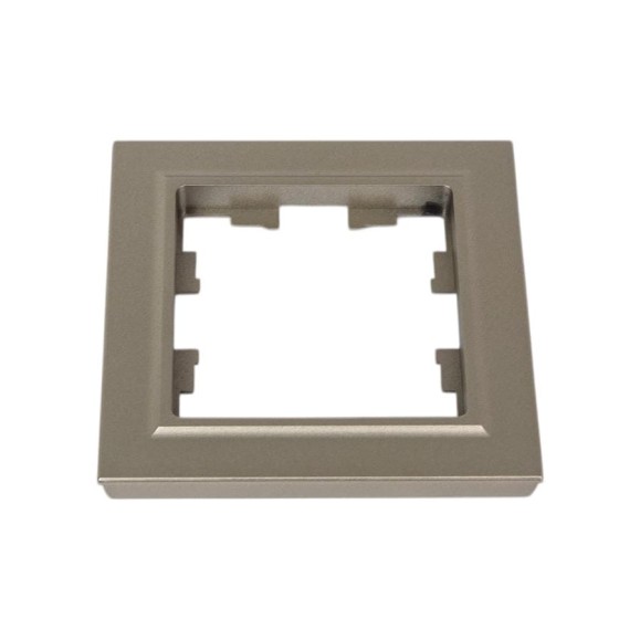 1-местная рамка IEK Brite ру-1-брш шампань BR-M12-K37 1-местная рамка IEK Brite ру-1-брш шампань BR-M12-K37