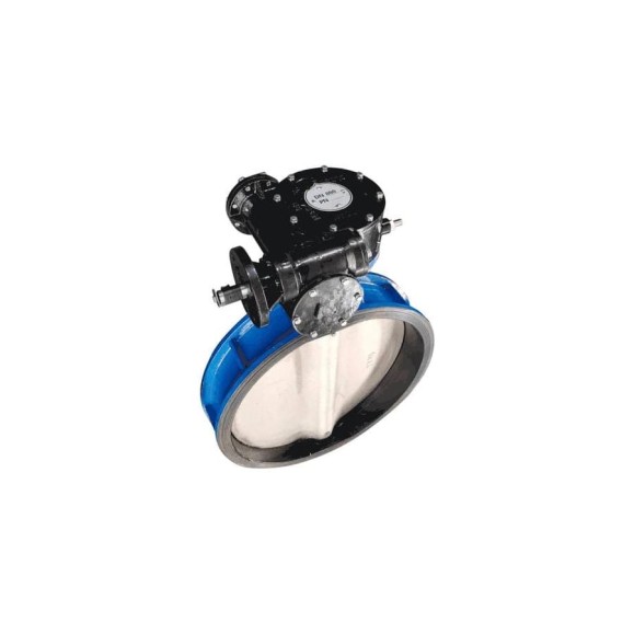 Затвор поворотный Benarmo Ду600 Ру10/16 ред чугун EPDM п/эл д/нерж EURO 109-0304