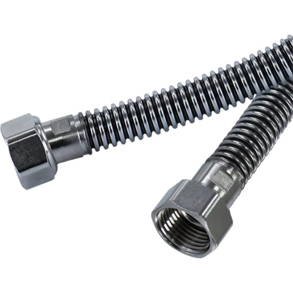 Шланг газовый металлический Millennium 0,4 м 1/2" гайка/гайка — подводка из нержавеющей стали для подключения газового оборудования PGSF12040 Шланг газовый металлический Millennium 0,4 м 1/2" гайка/гайка — подводка из нержавеющей стали для подключения газового оборудования PGSF12040