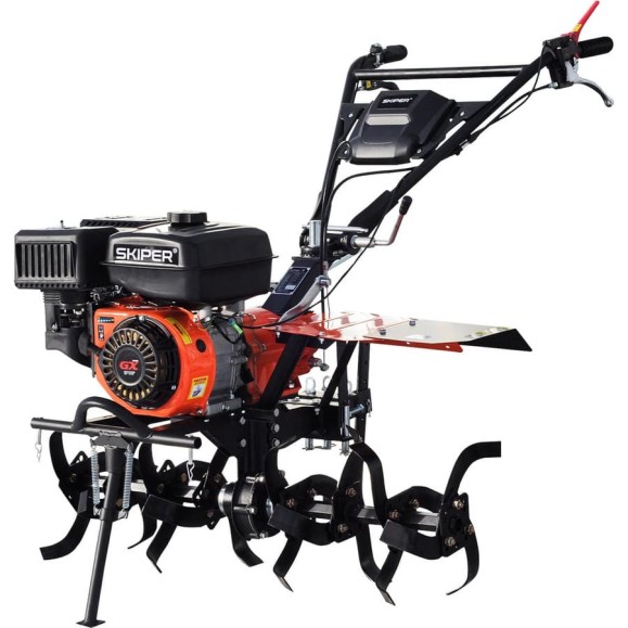 Культиватор SKIPER SP-860S (8 л.с., без ВОМ, пон.передача 3+1, большой бак и глушитель, без колёс) 00-00008948