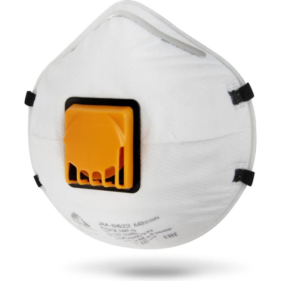 Респиратор с клапаном Jeta Safety FFP2 NR D, чашеобразный, 10 шт JM-8622 Респиратор с клапаном Jeta Safety FFP2 NR D, чашеобразный, 10 шт JM-8622