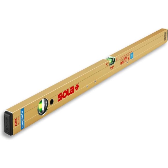 Магнитный уровень SOLA AZM 40 NEW, L=40 см, 2 глазка 01820501