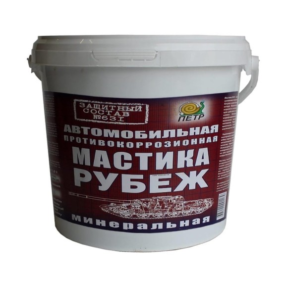 Мастика ПЕТР 631 Рубеж, антикоррозийная, минеральная, банка, 4 л 631RYB4L Мастика ПЕТР 631 Рубеж, антикоррозийная, минеральная, банка, 4 л 631RYB4L