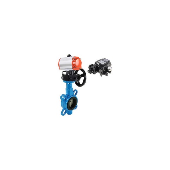 Затвор DN.ru QT450-304-EPDM-2W-Fb-H Ду150 Ру16 LUG пн.привод, позиционер, дублер D050-51073 Затвор DN.ru QT450-304-EPDM-2W-Fb-H Ду150 Ру16 LUG пн.привод, позиционер, дублер D050-51073